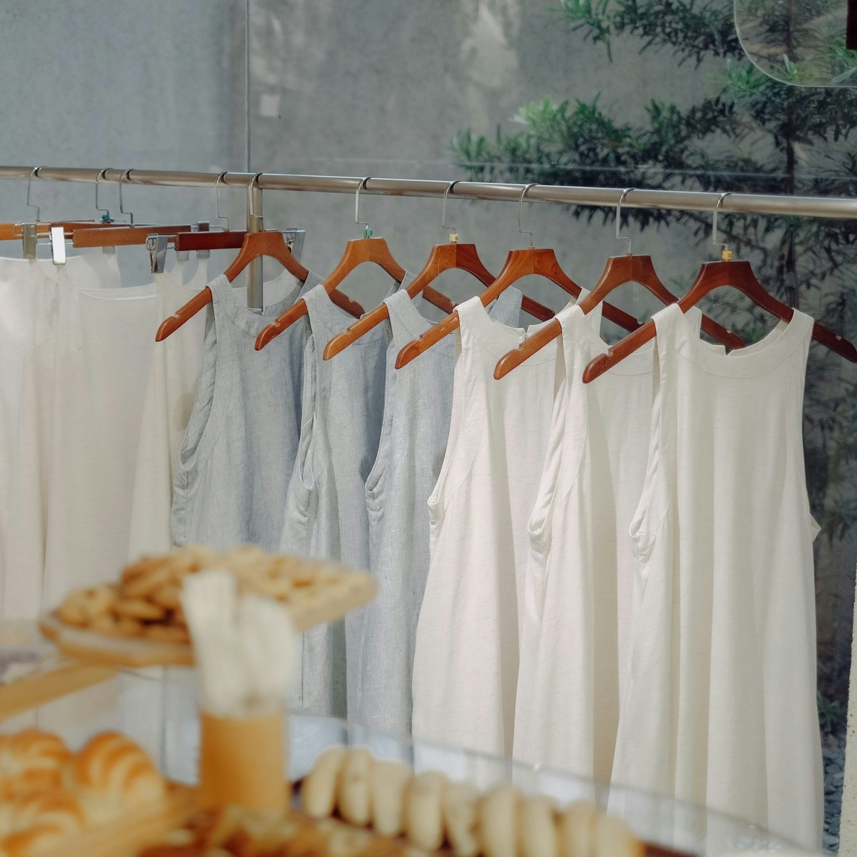 Professional washing clothes service with neatly folded laundry delivered to a UK home